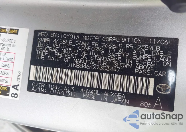 JTNBB46KX73034471: 42905992