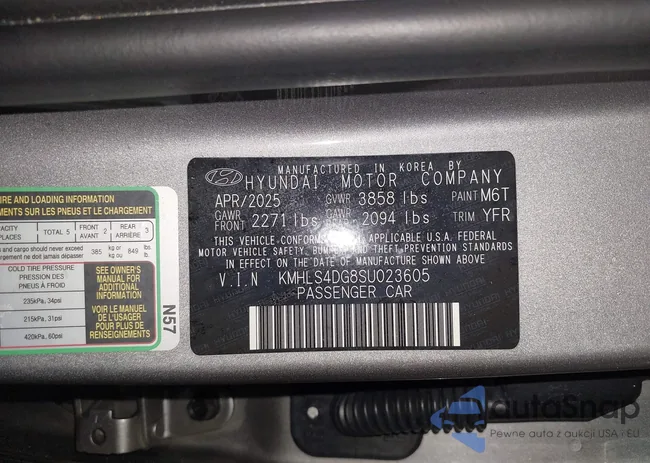 KMHLS4DG8SU023605: 43904889