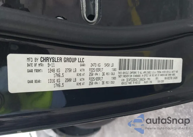 3C4PDCBG4CT180234: 43905130