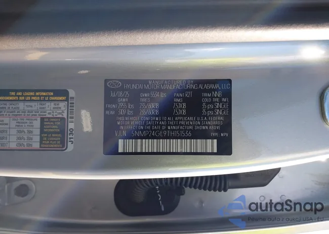 5NMP24GL9TH151536: 43905202