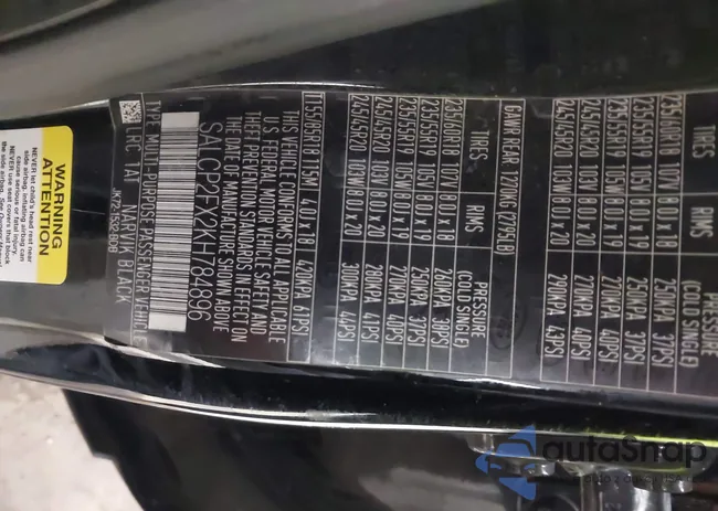 SALCP2FX2KH784896: 43905305