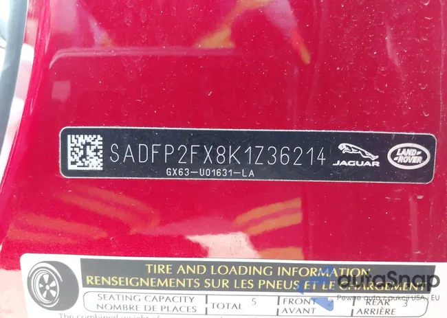 SADFP2FX8K1Z36214: 43905349