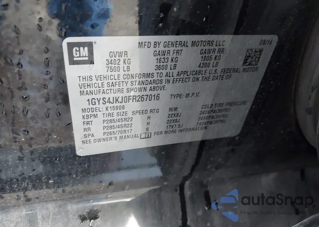 1GYS4JKJ0FR267016: 43905351