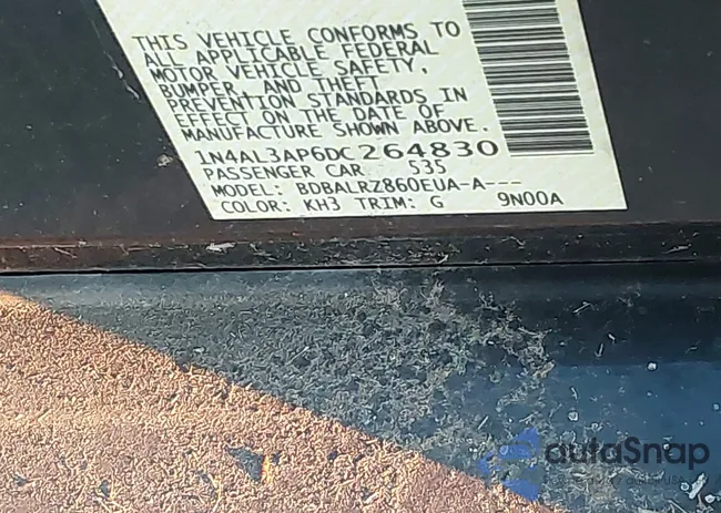 1N4AL3AP6DC264830: 43904748