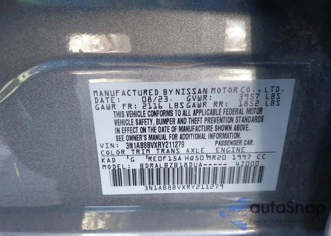 3N1AB8BVXRY211279: 43904800