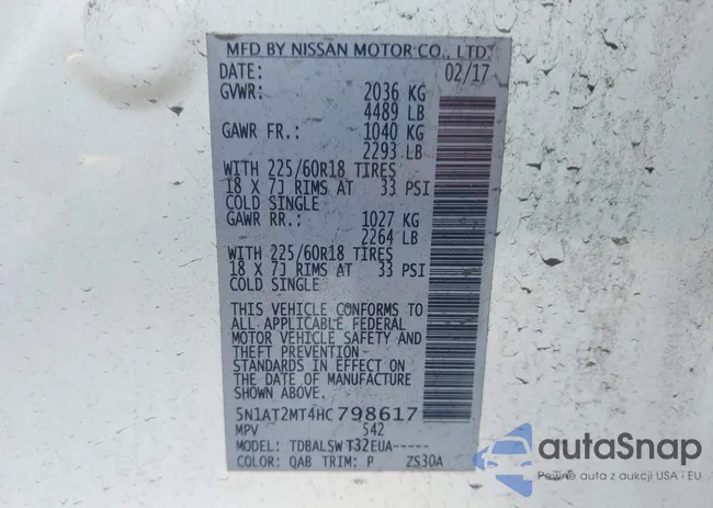 5N1AT2MT4HC798617: 43905897