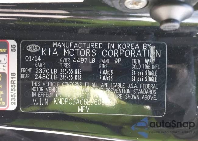 KNDPC3AC6E7609723: 43906156