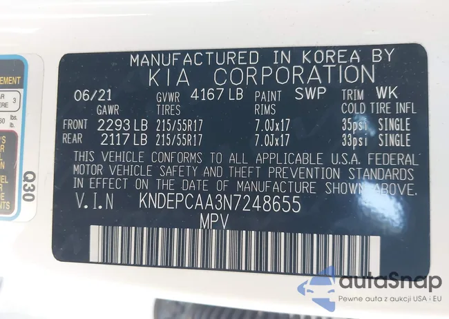 KNDEPCAA3N7248655: 43906332