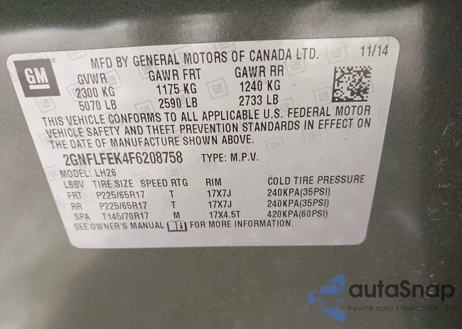 2GNFLFEK4F6208758: 43906367