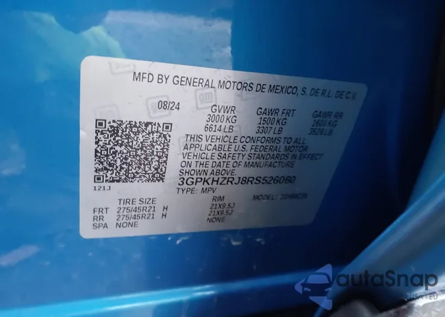 3GPKHZRJ8RS526060: 43905546