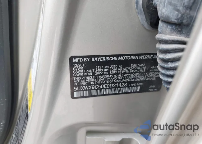 5UXWX9C50E0D31428: 43906919