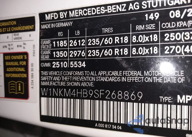 W1NKM4HB9SF268869: 43907071