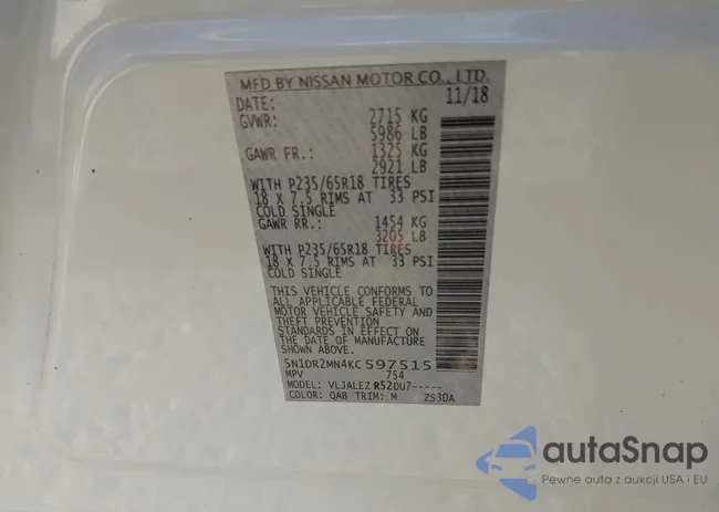 5N1DR2MN4KC597515: 43907102