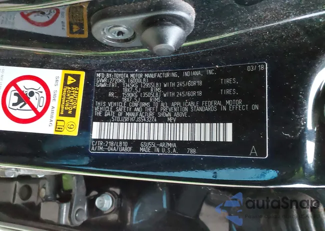 5TDJZRFH7JS543274: 43907200