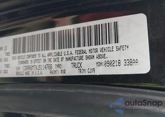 1C6RR6MTXJS114766: 43907272