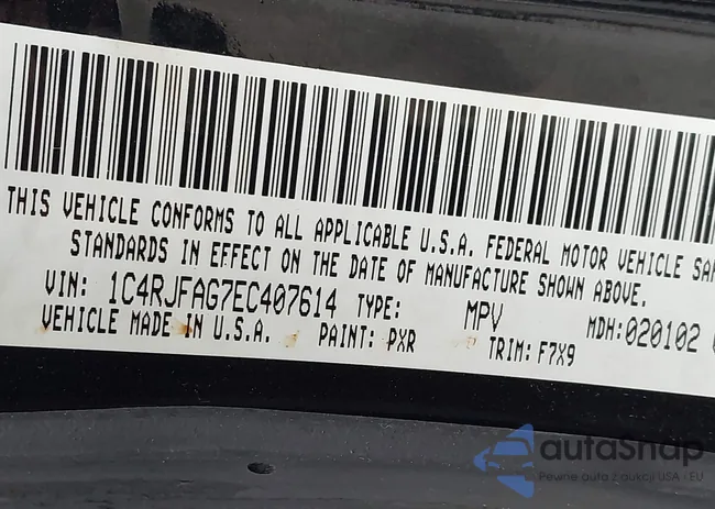 1C4RJFAG7EC407614: 43907287