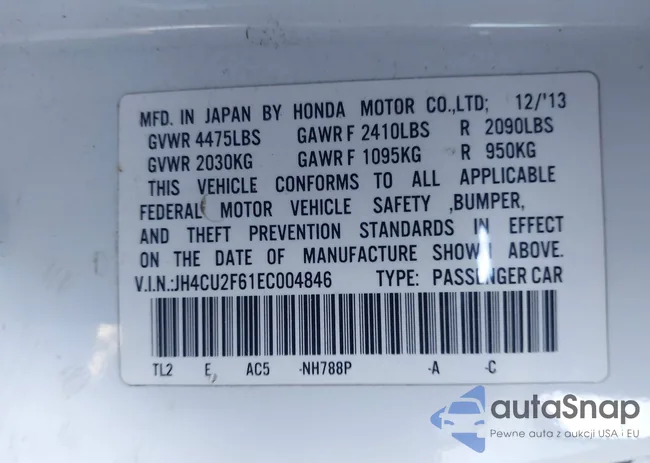 JH4CU2F61EC004846: 43906521