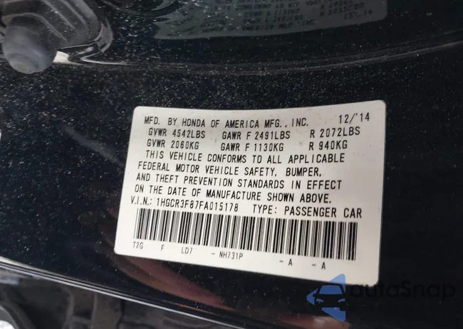 1HGCR3F87FA015178: 43906576