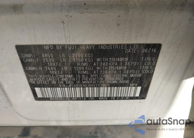 4S4BSENC8H3202965: 43906647