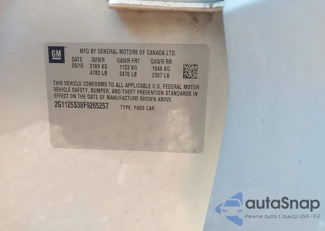 2G1125S38F9265257: 43907904