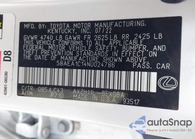 58AEA1C14NU024786: 43908080