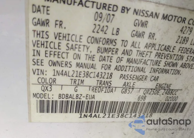 1N4AL21E38C143218: 43908139