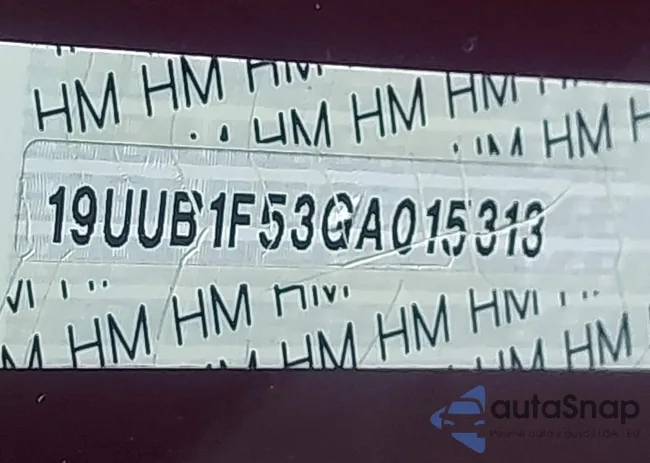 19UUB1F53GA015313: 43908155
