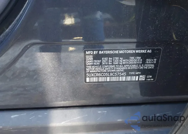 5UXCR6C05L9C57545: 43908285