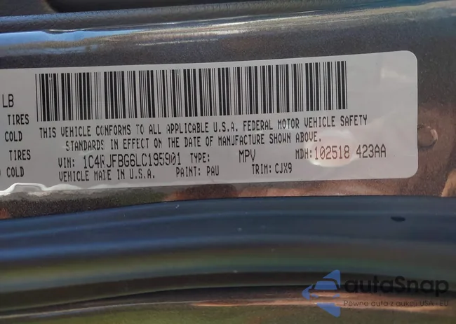 1C4RJFBG6LC195901: 43907469