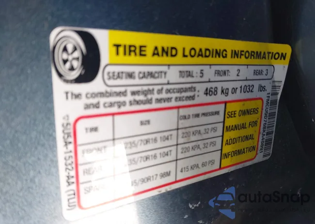 1FMCU9D76BKA40891: 43907607