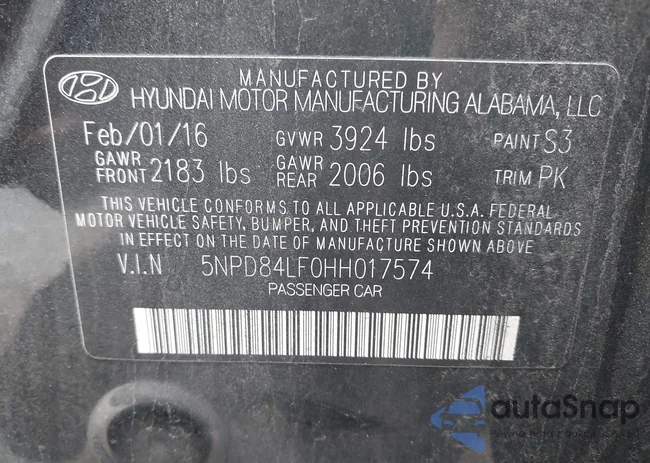 5NPD84LF0HH017574: 43907669