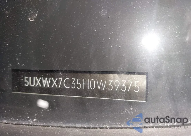 5UXWX7C35H0W39375: 43907715