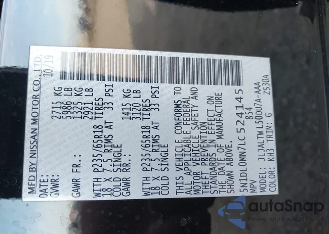 5N1DL0MN7LC524145: 43907737