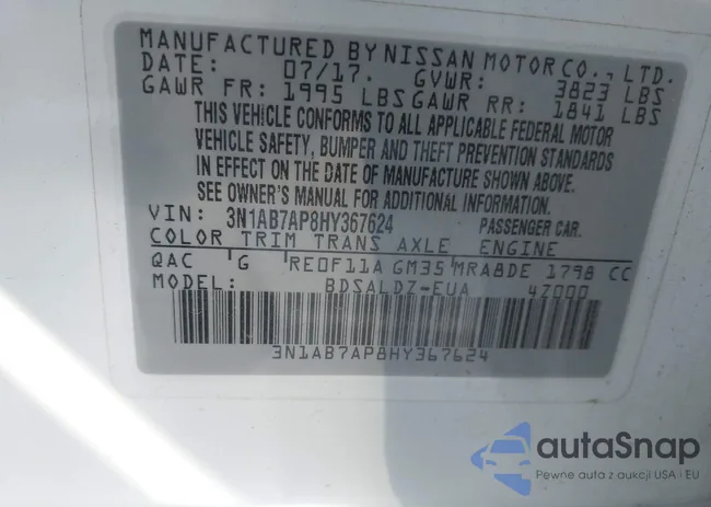 3N1AB7AP8HY367624: 43908919