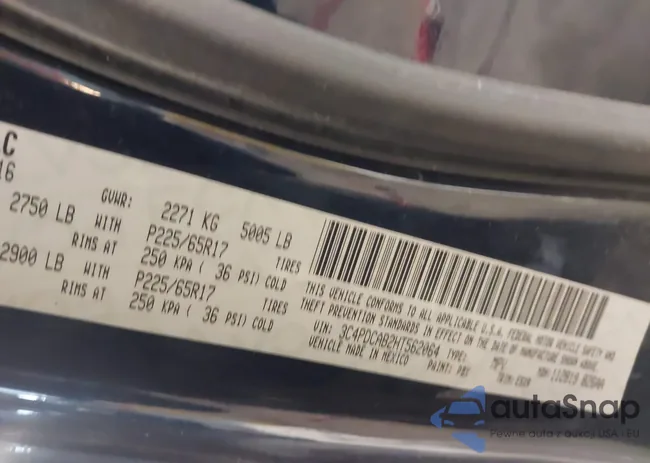 3C4PDCAB2HT562064: 43909415