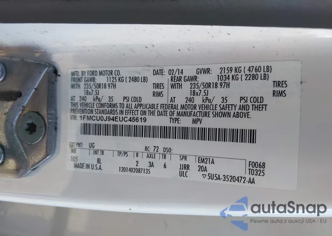 1FMCU0J94EUC45619: 43908451