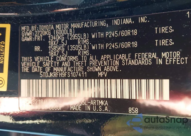 5TDJKRFH9FS107411: 43908834