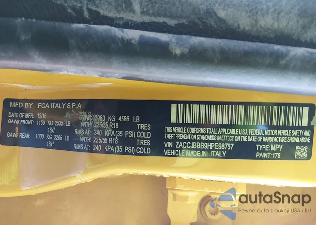 ZACCJBBB9HPE98757: 43909903