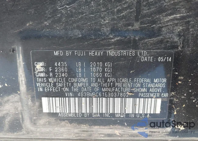 4S3BMBC61E3037802: 43910179