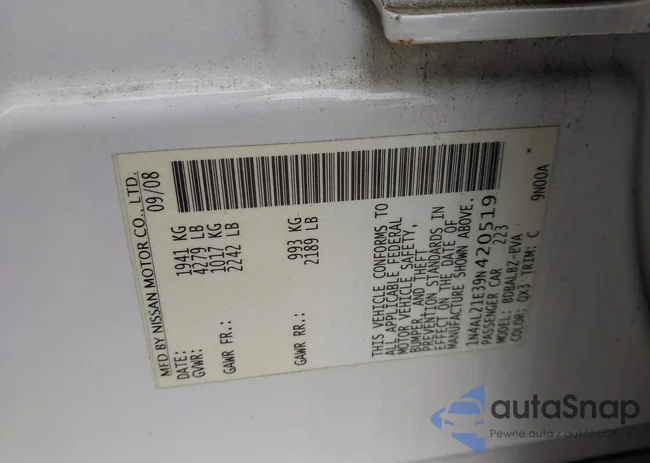 1N4AL21E39N420519: 43910200