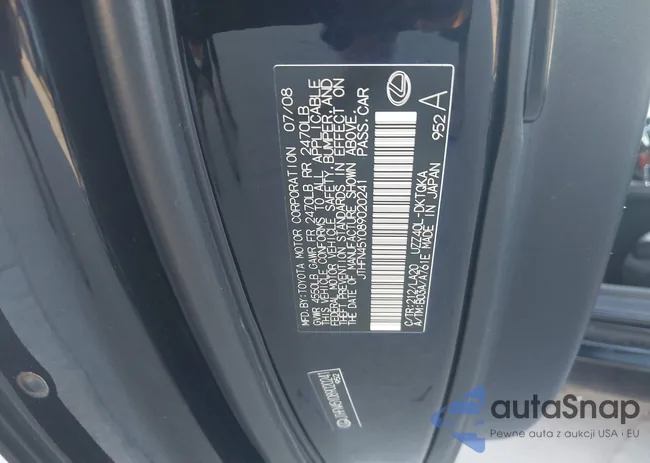 JTHFN45Y089020241: 43910232