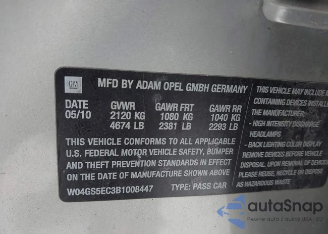 W04GS5EC3B1008447: 43909513