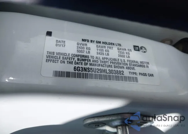 6G3NS5U29HL303882: 43909675