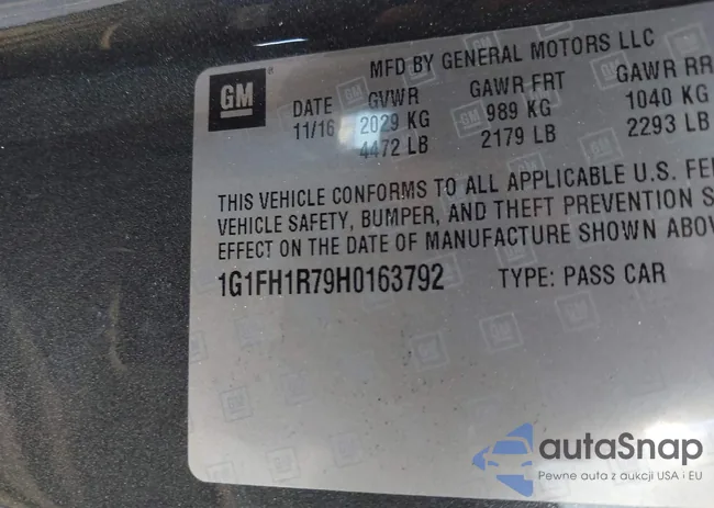 1G1FH1R79H0163792: 43909733