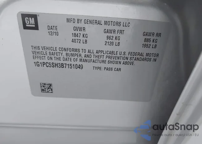 1G1PC5SH3B7151049: 43909828