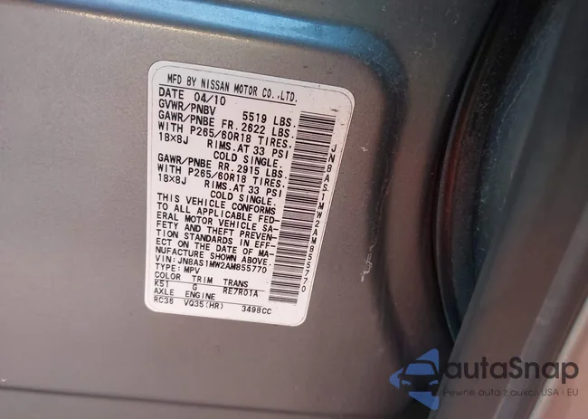 JN8AS1MW2AM855770: 43910912