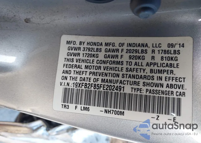 19XFB2F85FE202491: 43911155