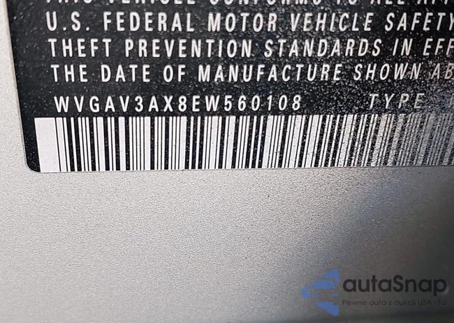 WVGAV3AX8EW560108: 43911977