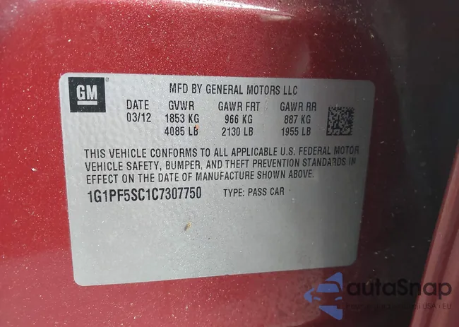 1G1PF5SC1C7307750: 43911988