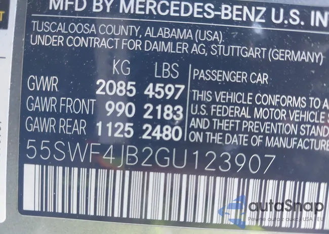 55SWF4JB2GU123907: 43912025